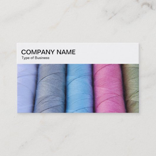 トップパネル – コットンビジネスカードのリール 名刺 (正面)