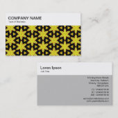 トップパネル – スターフラワーパターン名刺 名刺 (正面/裏面)