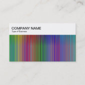 トップパネル – スペクトル線名刺 名刺 (正面)