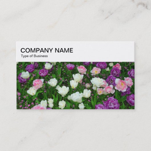 トップパネル - チューリップ名刺 名刺 (正面)