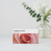 トップパネル – ピンクローズの名刺 名刺 (スタンド正面)