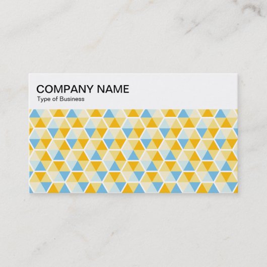 トップパネル – 六角パターン03名刺 名刺 (正面)