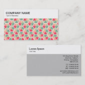 トップパネル – 六角パターン04名刺 名刺 (正面/裏面)