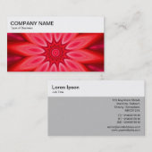 トップパネル – 幾何学花名刺 名刺 (正面/裏面)