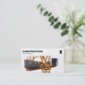 トップパネル-建設-タワークレーン 名刺 (スタンド正面)