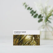 トップパネル – 抽象芸術液体金ゴールド名刺 名刺 (スタンド正面)