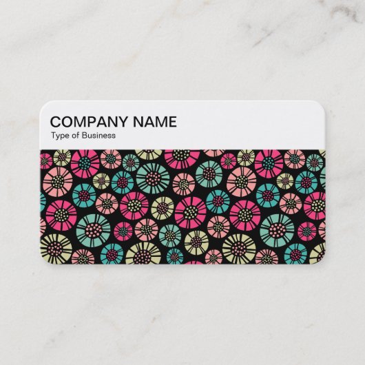 トップパネル – 抽象芸術花031023 名刺 (正面)