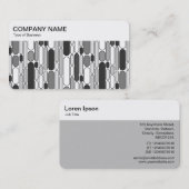 トップパネル – 抽象芸術100624 – グレーシェード 名刺 (正面/裏面)