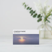 トップパネル – 日の出/日没の名刺 名刺 (スタンド正面)