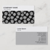 トップパネル – 花柄名刺 名刺 (正面/裏面)