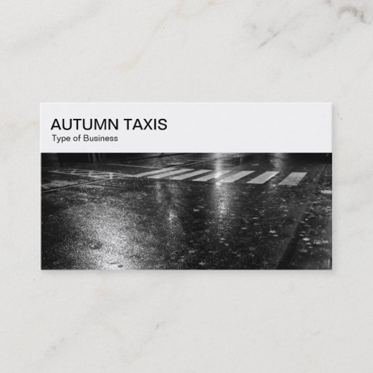 トップパネル – Autumn Road Business Card 名刺 (正面)