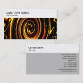 トップパネル – Fire Swirl名刺 名刺 (正面/裏面)