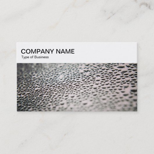 トップパネル – Glass 02 Business Caの水滴 名刺 (正面)