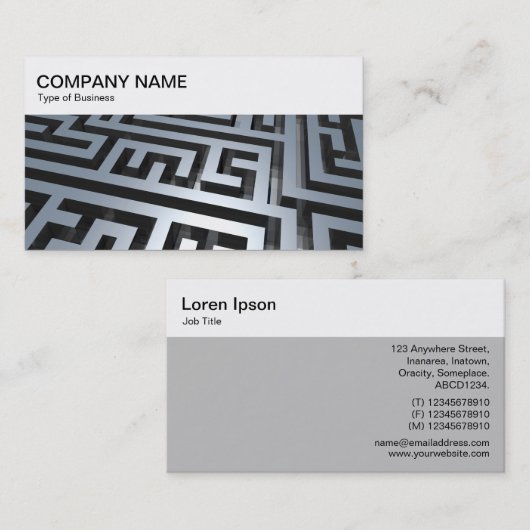 トップパネル – Maze名刺 名刺 (正面/裏面)