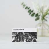 トップパネル – Scott's Pine Trees Business Card 名刺 (スタンド正面)