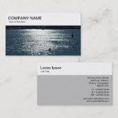 トップパネル – Sun Over a Bay Business Card 名刺 (正面/裏面)