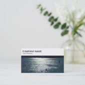 トップパネル – Sun Over a Bay Business Card 名刺 (スタンド正面)