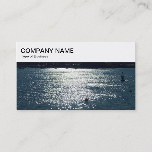 トップパネル – Sun Over a Bay Business Card 名刺 (正面)