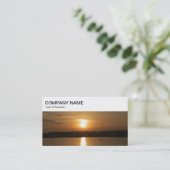 トップパネル – Sunset over Cardiff Bay名刺 名刺 (スタンド正面)