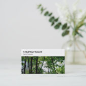 トップパネル – Trees by a River Business Card 名刺 (スタンド正面)