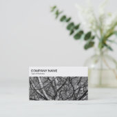 トップパネル – Winter Branches 03 BW Business Card 名刺 (スタンド正面)