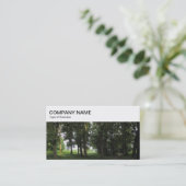 トップパネル – Woodland Business Card 名刺 (スタンド正面)