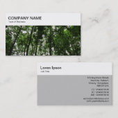 トップパネル – Woodland Business Card 名刺 (正面/裏面)