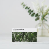 トップパネル – Woodland Business Card 名刺 (スタンド正面)