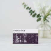 トップパネル – Woodland Business Card 名刺 (スタンド正面)