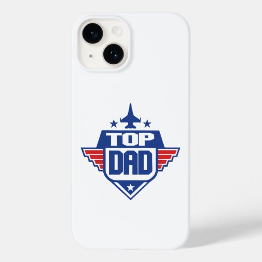 トップパパ飛行機 Case-Mate iPhoneケース (裏面)