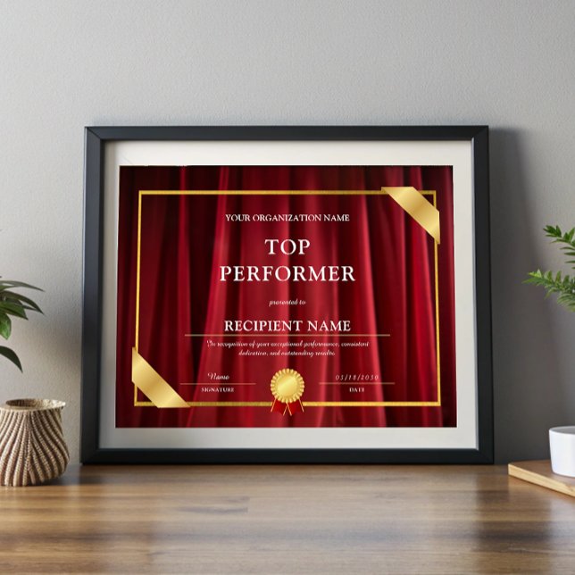 トップパフォーマーシアター・ミュージカル演技芸術アワード (Top Performer Theatre Musical PerformingArts Award)