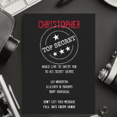 トップパーソナライズされたシークレットパーティー 招待状