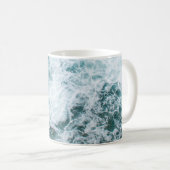トップビューの海波 コーヒーマグカップ (正面右)