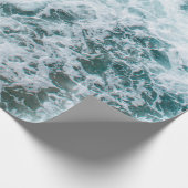 トップビューの海波 ラッピングペーパー (角)