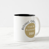 トップピック!バイオニック祖母(お尻交換)マグカップ ツートーンマグカップ (正面右)