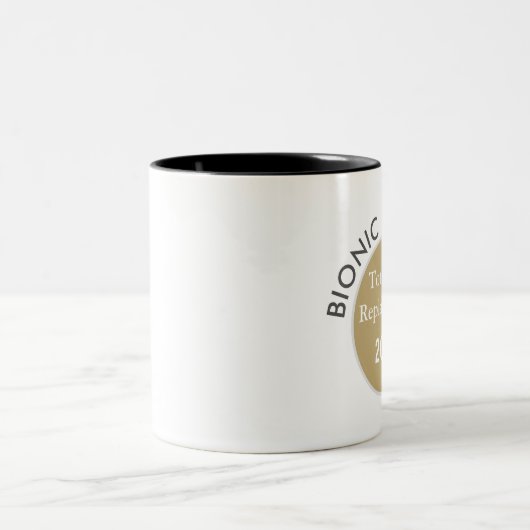 トップピック!バイオニック祖母(お尻交換)マグカップ ツートーンマグカップ (中央)