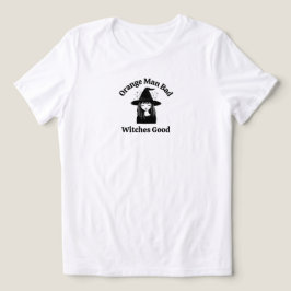 トップフェミニストトレンド 反トランプ ユーモア ウィッチ トライブレンドTシャツ