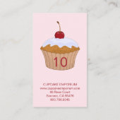 トップフリーさくらんぼ入りカップケーキ ロイヤリティカード (裏面)