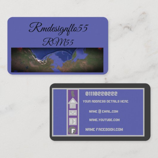 トップフロー 予約カード (正面/裏面)