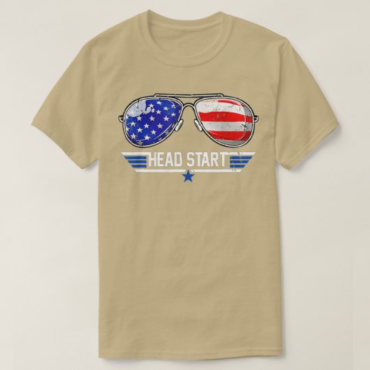 トップヘッドスタートサングラス新学期(2) Tシャツ (デザイン正面)
