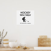 トップホッケートリプル脅威 ポスター (キッチン)