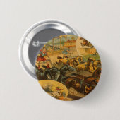 トップホースレースボタン 缶バッジ (正面&裏面)