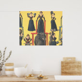 トップボディビルガール ポスター (キッチン)