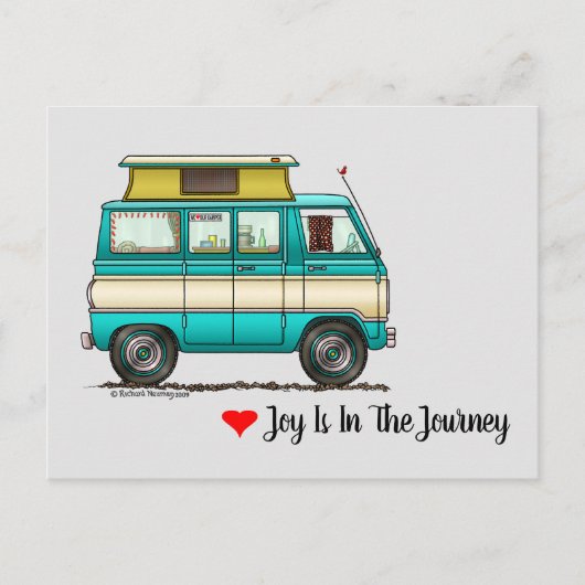 トップポップ・アートのバンキャンパー ポストカード (正面)