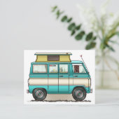 トップポップ・アートのバンキャンパー ポストカード (スタンド正面)