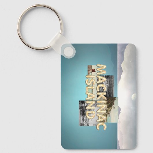 トップマッキナックアイランドキーチェーン キーホルダー (正面)