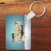 トップマッキナックアイランドキーチェーン キーホルダー (裏面)