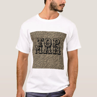 トップマン – 黒褐色金ゴールド-Tシャツ Tシャツ