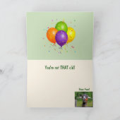 トップヤギ誕生日 カード (内部)