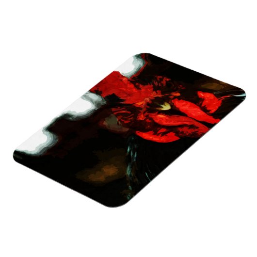 トップルースター抽象芸術 マグネット (左側)